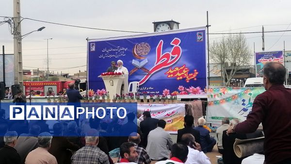  نماز عید فطر در شهرستان آبیک