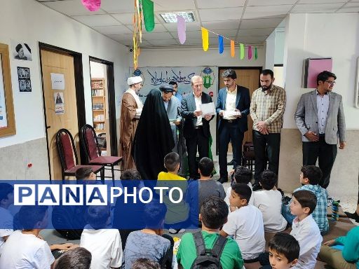 جشن عید غدیر وتقدیر از دانش آموزان توسط کانون فرهنگی هنری شهید مطهری شهر آشخانه