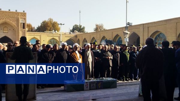 تشییع پیکر جانباز شهید علی فتح آبادی در نیشابور 