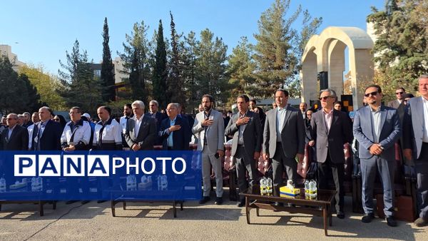 آیین نواختن زنگ پدافند غیرعامل در ناحیه شش مشهد