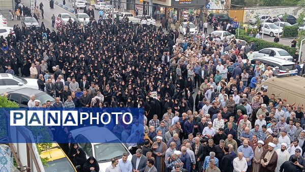 مردم محمودآباد به استقبال شهید سرافراز سعید محمودی رفتند