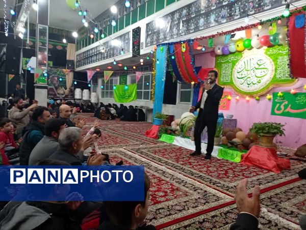 تکیه حسینی غرق در شادی علوی