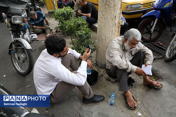 مراسم دعای عرفه در خیابان سعدی