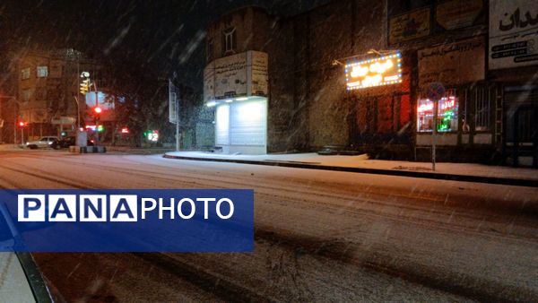 اواخر پاییز و سفید پوش شدن شهر