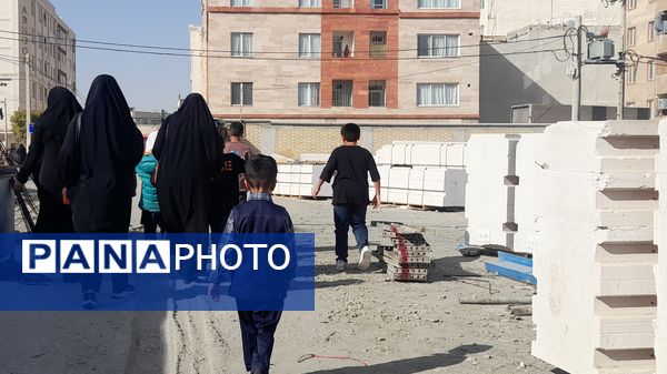 بازدید انجمن اولیا و مربیان دبستان پورشهریاری از پروژه درحال ساخت مدرسه اولیاء ناحیه ۷ مشهد