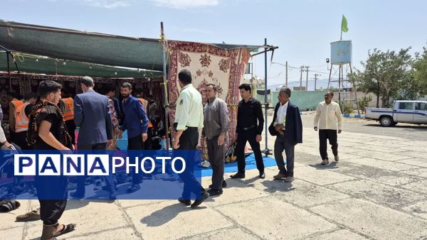 بازدید بخشدار جلگه رخ از موکب‌های خدمت‌رسانی به زائران رضوی