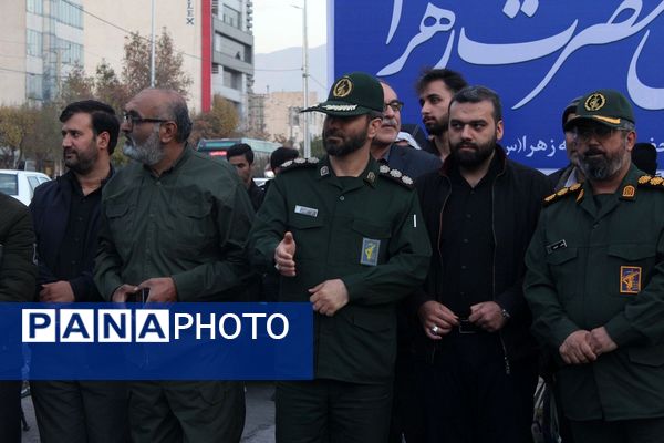 مراسم میزبانی شهدای گمنام دفاع مقدس در البرز