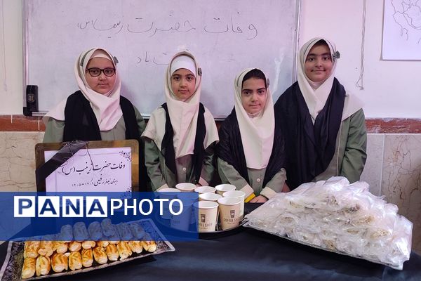 مراسم عزاداری وفات حضرت زینب (س) در ناحیه دو شهرری 