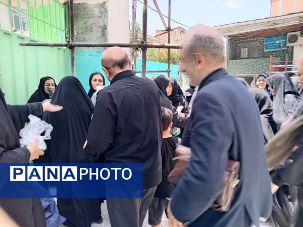 دبستان آوای مهر قائمشهر میزبان عزاداران حسینی شد