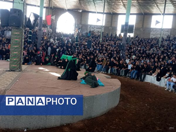 آیین سنتی شبیه خوانی اربعین حسینی در احمدآباد میانجلگه