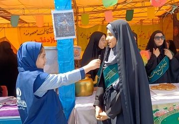 حس و حال دانش آموزان هنرستان محمودیه از فعالیت در چایخانه دانش آموزی امام رضا(ع)