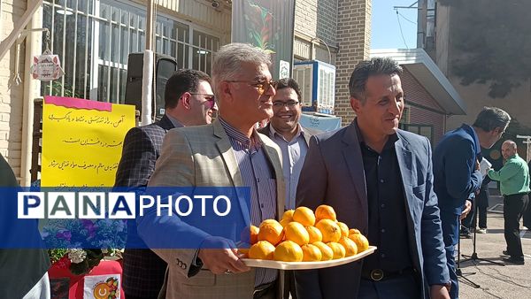 افتتاحیه طرح آهن یاری در دبیرستان کوثر فرهنگیان