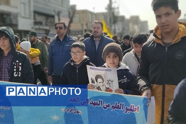 راهپیمایی ۲۲بهمن در کهریزک و باقرشهر