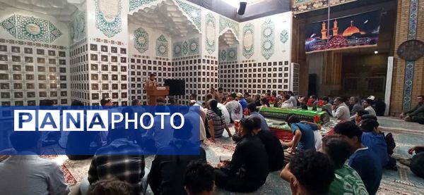 حضور ۲۰۰ نفر از بسیجیان نورآباد در یادمان شهدای عملیات مرصاد