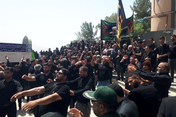 مراسم عاشورای حسینی در امامزاده دلاور آشخانه 