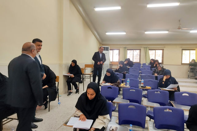 بازدید مدیرکل آموزش و پرورش مازندران از برگزاری آزمون‌ استخدامی فرهنگیان در بابلسر