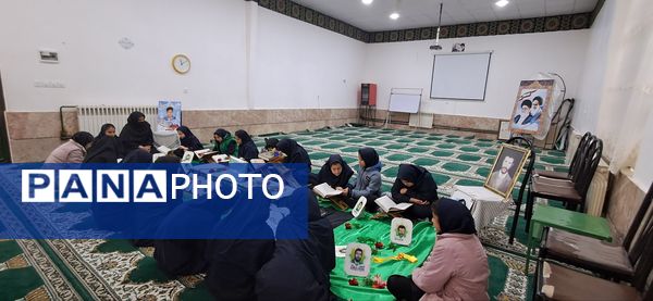 محفل انس با قرآن کریم در آموزشگاه شهید رزمی خلیل آباد
