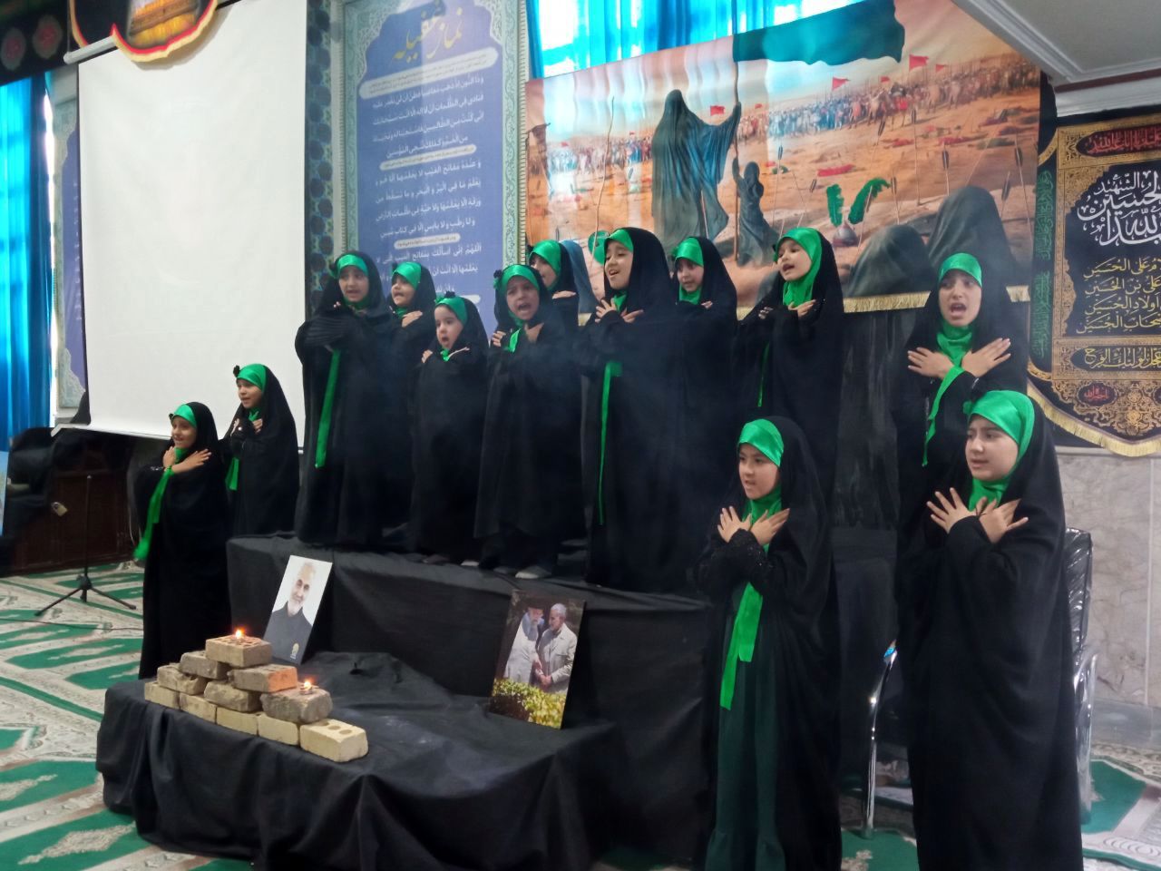 همایش نینوایی‌ تجدید یاد شهدا در مسجد جامع صاحب الزمان 