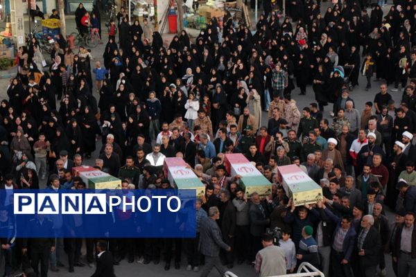 آیین استقبال از شهدای گمنام در سملقان