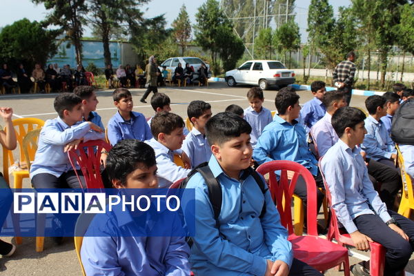 مانور بازگشایی مدارس بندپی شرقی