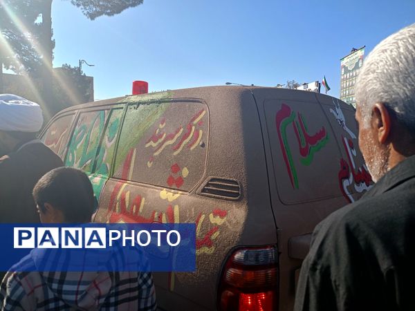 شهید گمنام در کاشمر تشیع شد