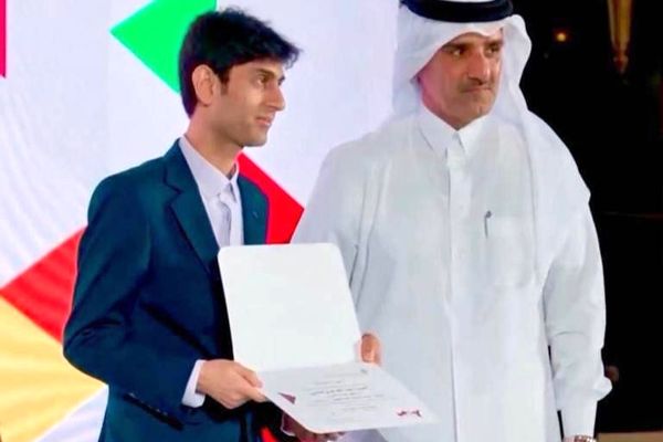 درخشش فرهنگی اعزامی مدارس جمهوری اسلامی ایران در قطر با کسب مقام دوم مسابقه خوشنویسی «حروف الأمانة»