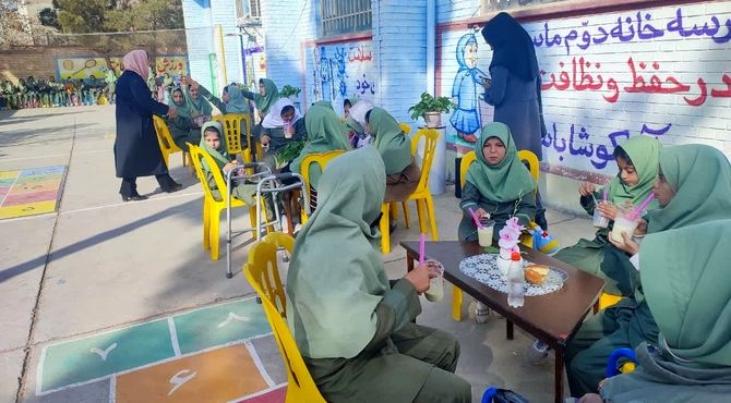 گرامیداشت روز جهانی معلولین در دبستان میلاد شهرستان نیشابور