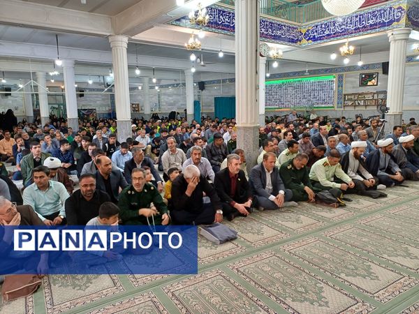 مراسم باشکوه یادواره شهدای شهرستان اسدآباد