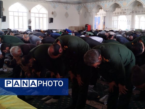 نماز جمعه شهرستان کاشمر با حضور پر رنگ مردم ترشیز کهن برگزار شد 