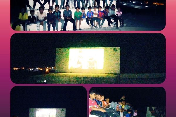 اکران فیلم و انیمیشن‌های سینمایی در مدارس بشاگرد 