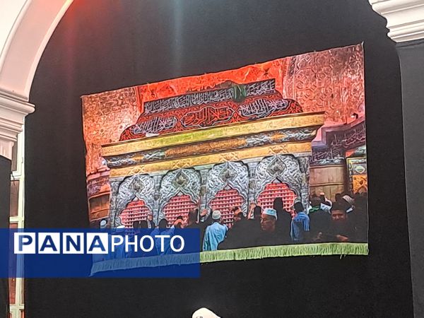 مراسم شب اربعین در مسجد الهادی نیشابور