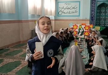 افتتاحیه طرح «مصباح‌الهدی» در دبستان توفیق رباط‌کریم