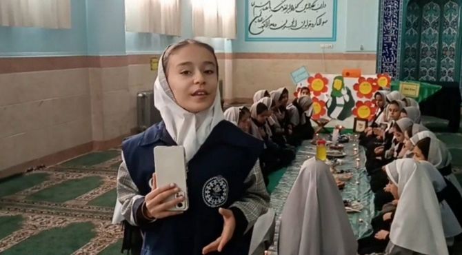 افتتاحیه طرح «مصباح‌الهدی» در دبستان توفیق رباط‌کریم