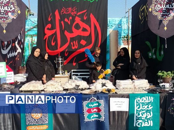 برگزاری مراسم تشییع نمادین پیکر حضرت فاطمه(س)در امامزاده سید محمد(ع)کاشمر