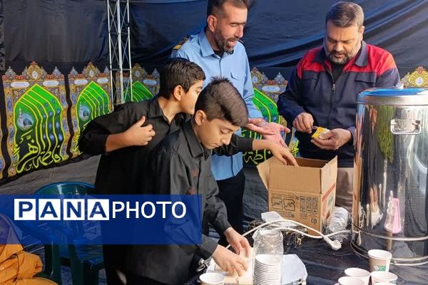 برپایی موکب دهه فاطمیه در اداره‌کل آموزش و پرورش استان فارس