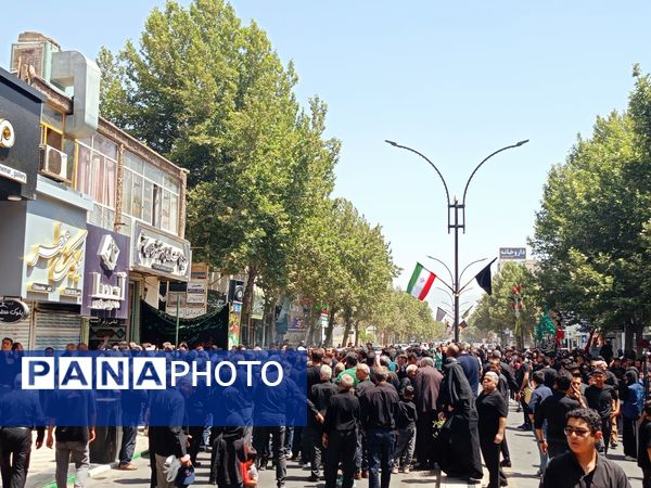 عزاداری هیأت های کاشمر در روز هفتم ماه محرم