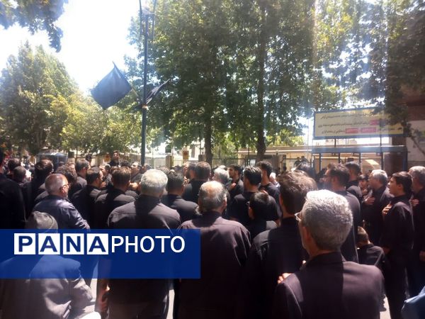 عزاداری هیأت های کاشمر در روز هفتم ماه محرم