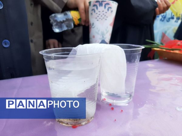 برپایی ایستگاه‌های آزمایشگاهی در مدرسه شهید محمدی پور خلیل‌آباد