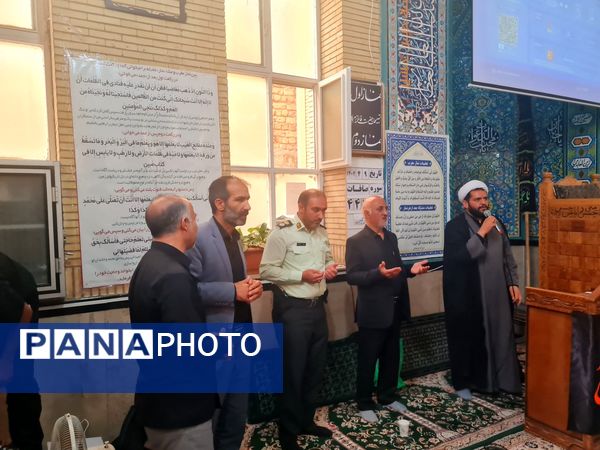 تجدید بیعت دانش‌آموزان ابهری با آرمان‌های عاشورا در سوگواره «احلی من العسل»