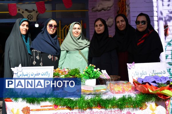 جشن میلاد حضرت زینب(س) با حضور مادر پرستار در دبستان علویان بهارستاندو