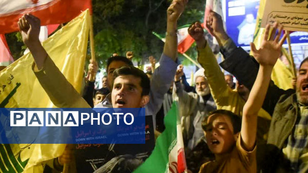 شادی مردم پس از انتقام وعده صادق ۲ در بجنورد