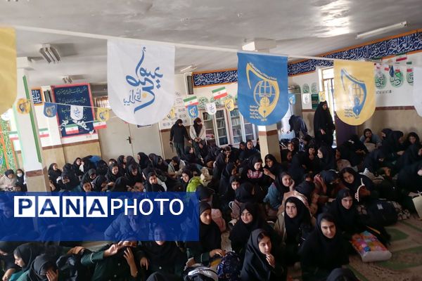 هیئت شهرستانی به مناسبت شهادت حضرت زهرا(س) در دبیرستان حضرت معصومه(س) شهرستان فیروزکوه