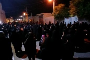 مراسم شام غریبان در دهستان رزق