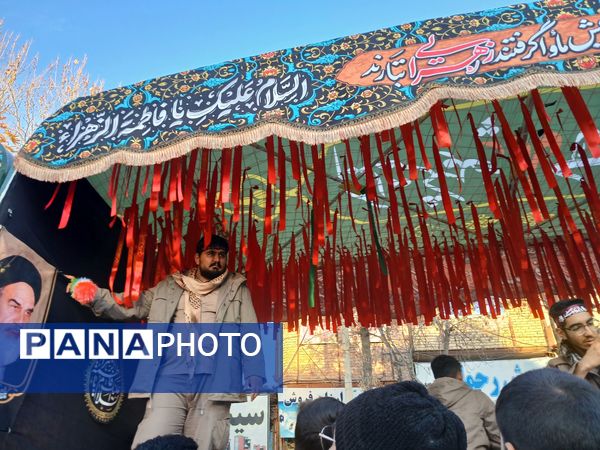استقبال پرشور مردم شهر آشخانه از شهدای گمنام