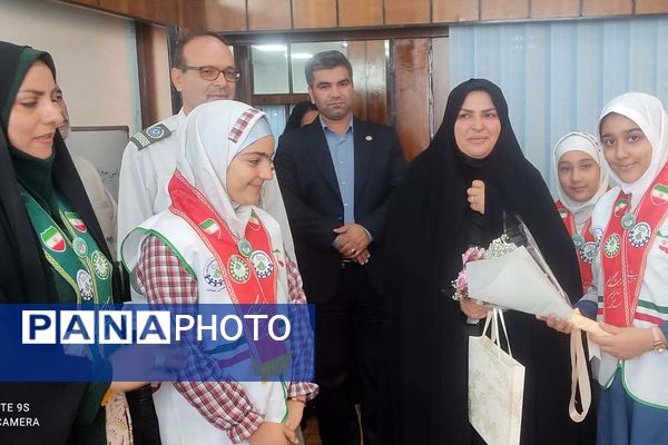 بازدید دانش‌آموزان پیشتاز از سازمان دانش‌آموزی مرکز