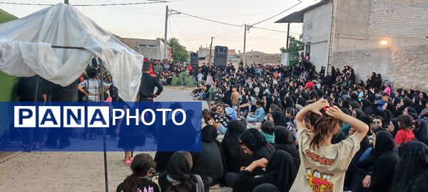 مراسم تعزیه خوانی حسینی در روستای حسین آباد شهرستان شیروان