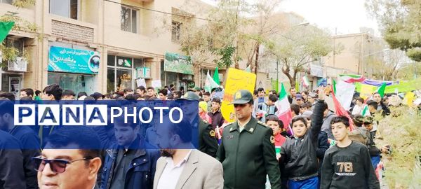 راهپیمایی روز13 آبان در شهر کلات برگزار شد
