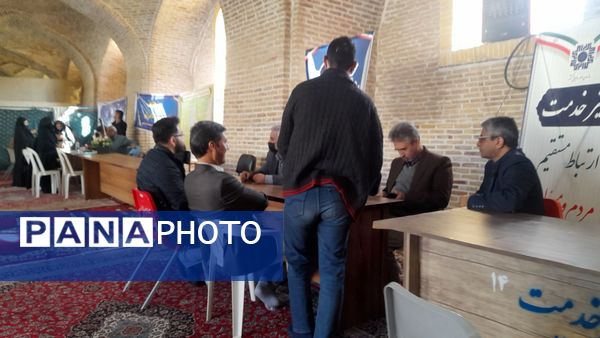 میز خدمت شهرستان نیشابور  در اولین هفته آذر ماه