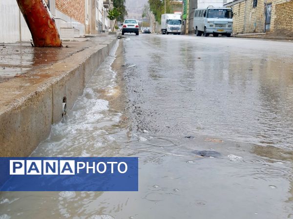 لردگان زیر باران، طراوت زمستانی در دل کوهستان