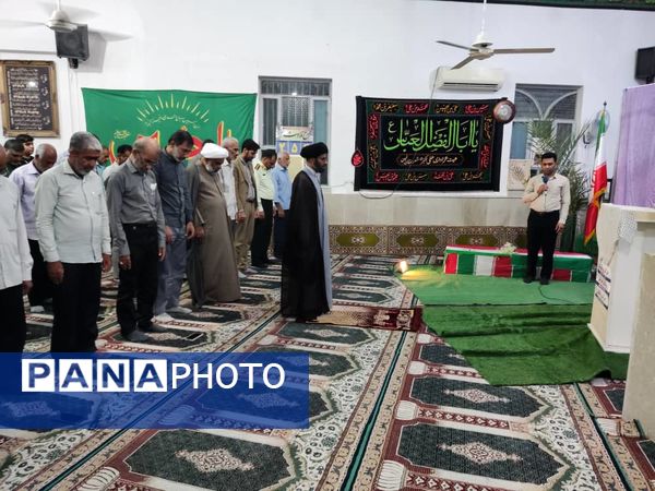 یادواره شهدای فین در مسجد ابوالفضل (ع) با حضور پرشور مردم 